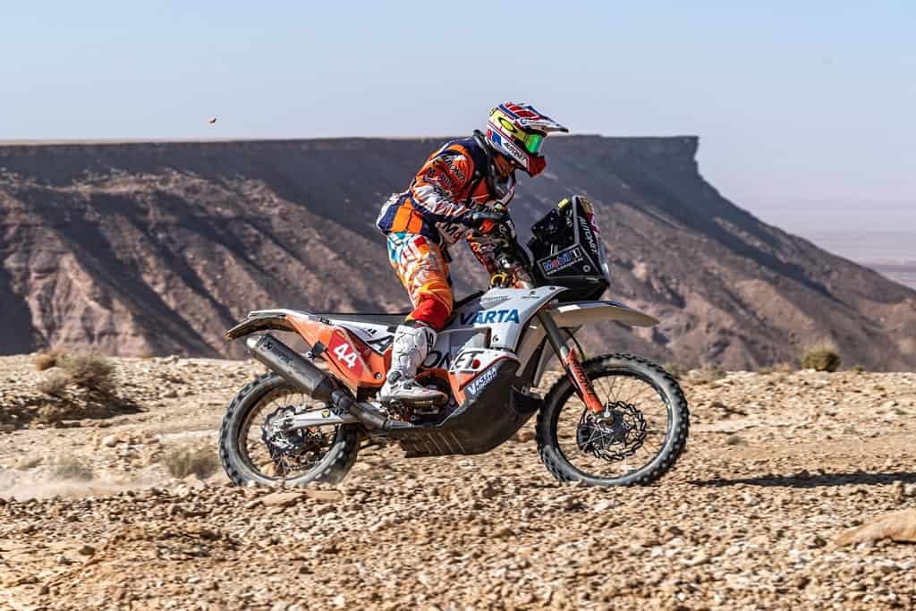 Mani Gyenes in timpul etapei 9 Dakar 2020 foto RallyZone