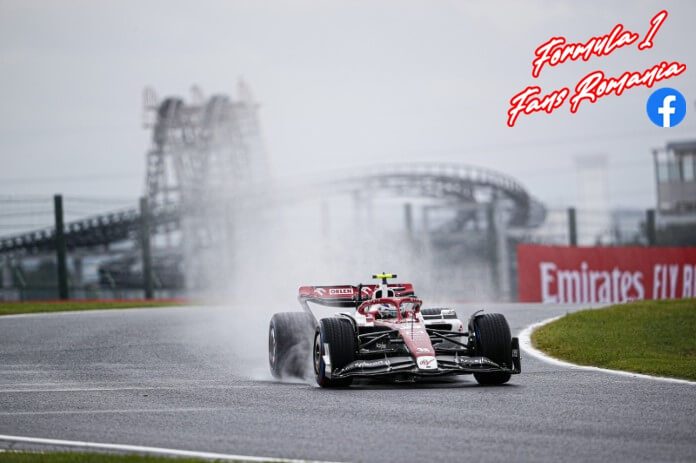 Marele Premiu al Japoniei. FP2: George Russell stabilește etalonul pe pistă udă