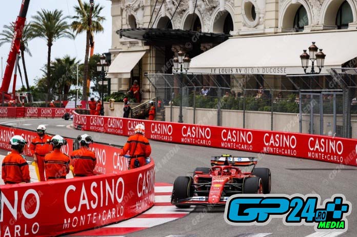 Sainz, Leclerc, Monaco