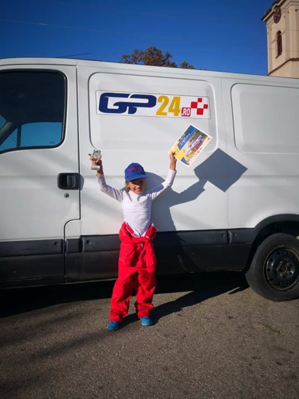 Maeva Gilles-Mezina echipei GP24 Timiș Rally Team-Participantă la doar 6 ani la Viteză în Coasta