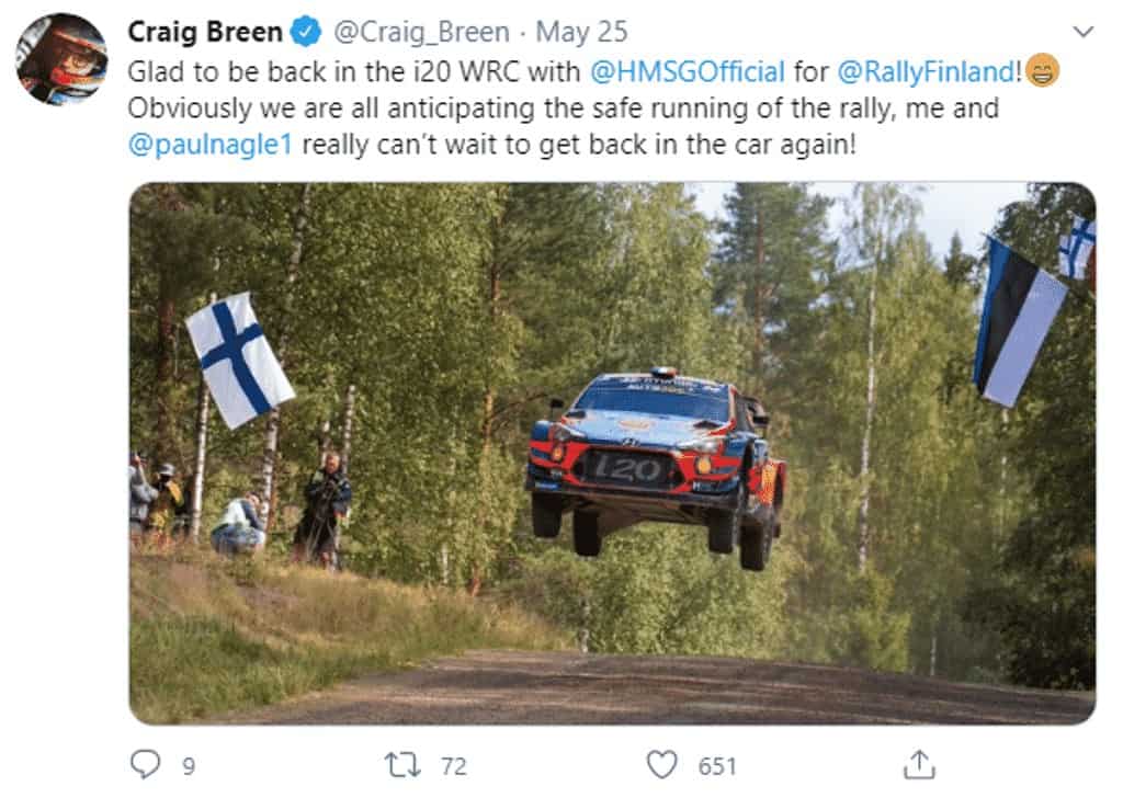 WRC: Breen obține ieșirea cu Hyundai la Rally Finlanda.