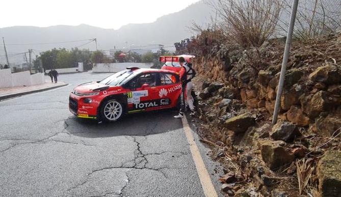 Speranțele lui Pepe López de a câștiga Rally Islas Canarias pentru al doilea an consecutiv s-au ruinat
