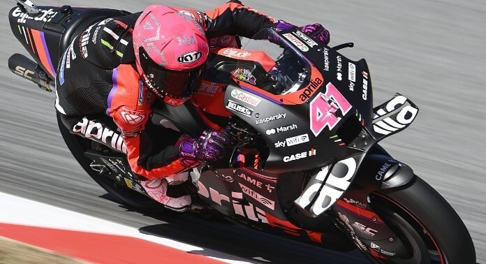 MotoGP Catalunya: Espargaro de la Aprilia își păstrează prima poziție cu un nou record pe tur.