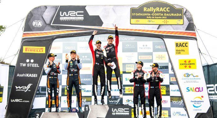WRC: Bucurie dublă în Spania pentru Ogier și Toyota Gazoo Racing.