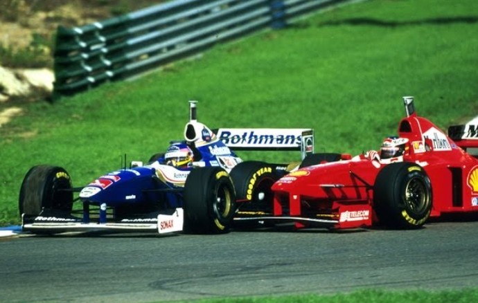 Michael Schumacher & Jacques Villeneueve